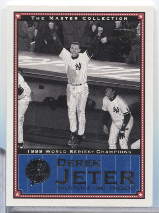 Derek Jeter Yankees 2000 UD The Master Collection 144/500 #NYY25 062623MLCD65