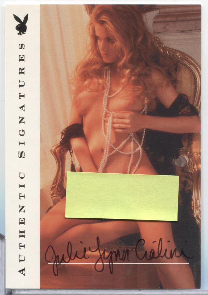 Julie Lynn Cialini 2000 Playboy's Centerfolds Auto Jumbo 062923MLCD84