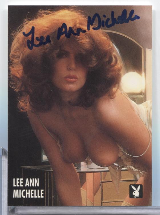 Lee Ann Michelle Miss Feb Autographed 1994 Playboy Card #77 w/COA 062323MLCD62