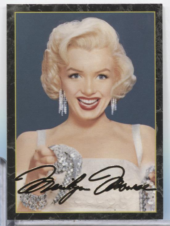 Marilyn Monroe 1995 Sports Time 24kt Gold Signature Series #2/3 070623MLCD114
