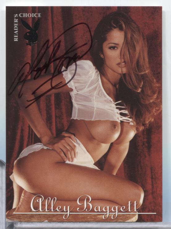Alley Baggett Autographed 2000 Playboy's Lingerie #12 w/COA 071023MLCD27