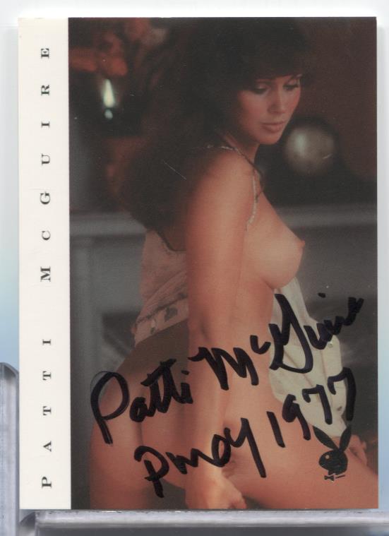 Patty McGuirre Autographed 2000 Playboy's Centerfolds #12 w/COA 071023MLCD14