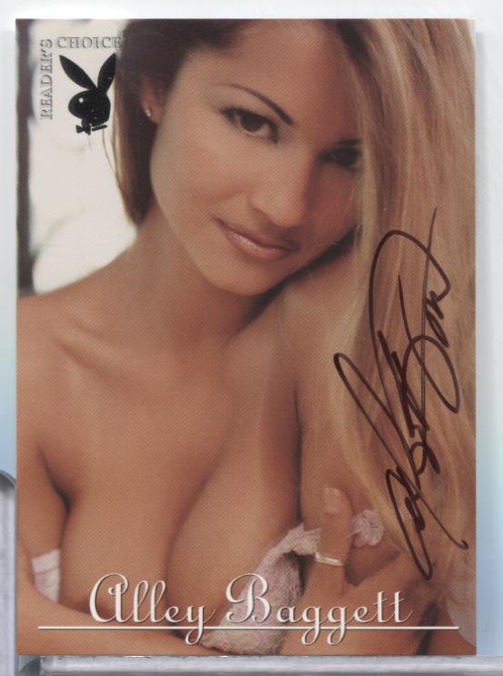 Alley Baggett Autographed 2000 Playboy's Lingerie #13 w/COA 071023MLCD33