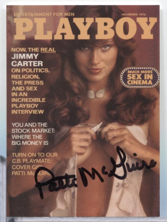 Patti McGuire Miss Nov Autographed 1998 Playboy Card #67 w/COA 071023MLCD100