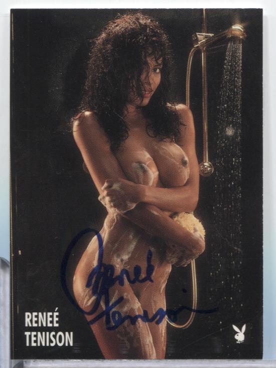 Renee Tenison Miss Nov Autographed 1998 Playboy Card #107 w/COA 071023MLCD101
