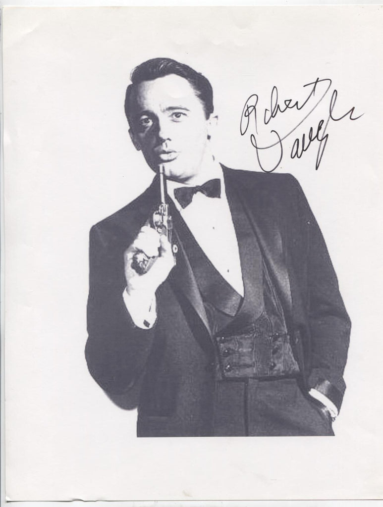 Robert Vaugh The Man From U.N.C.L.E. Autographed 8.5"x11" Photo w/COA WWE6-7