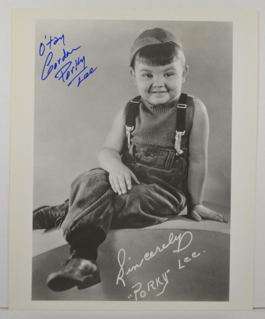 Gordon Porky Lee Actor Autographed 8"x10" Photo w/COA WWE6-90