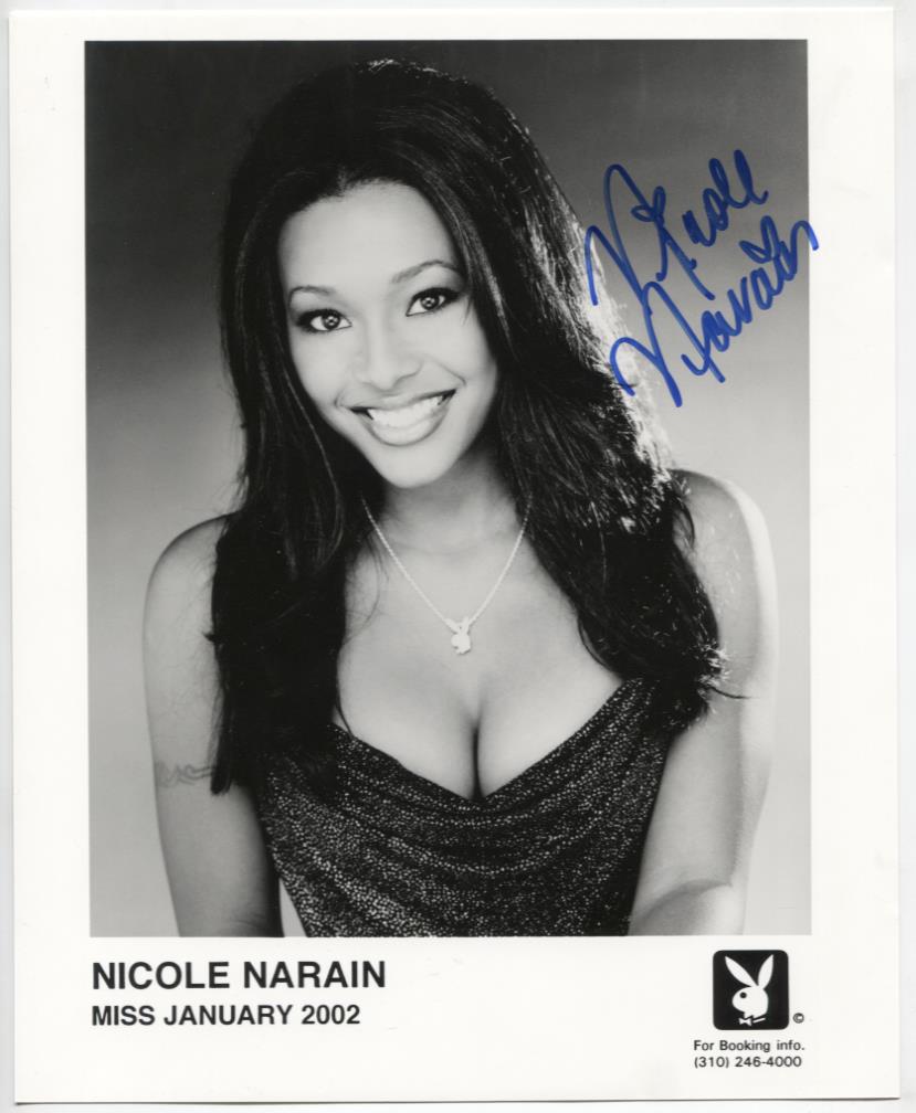 Nicole Narain Playboy Autographed 8"x10" Promo Photo w/COA WWE7-112