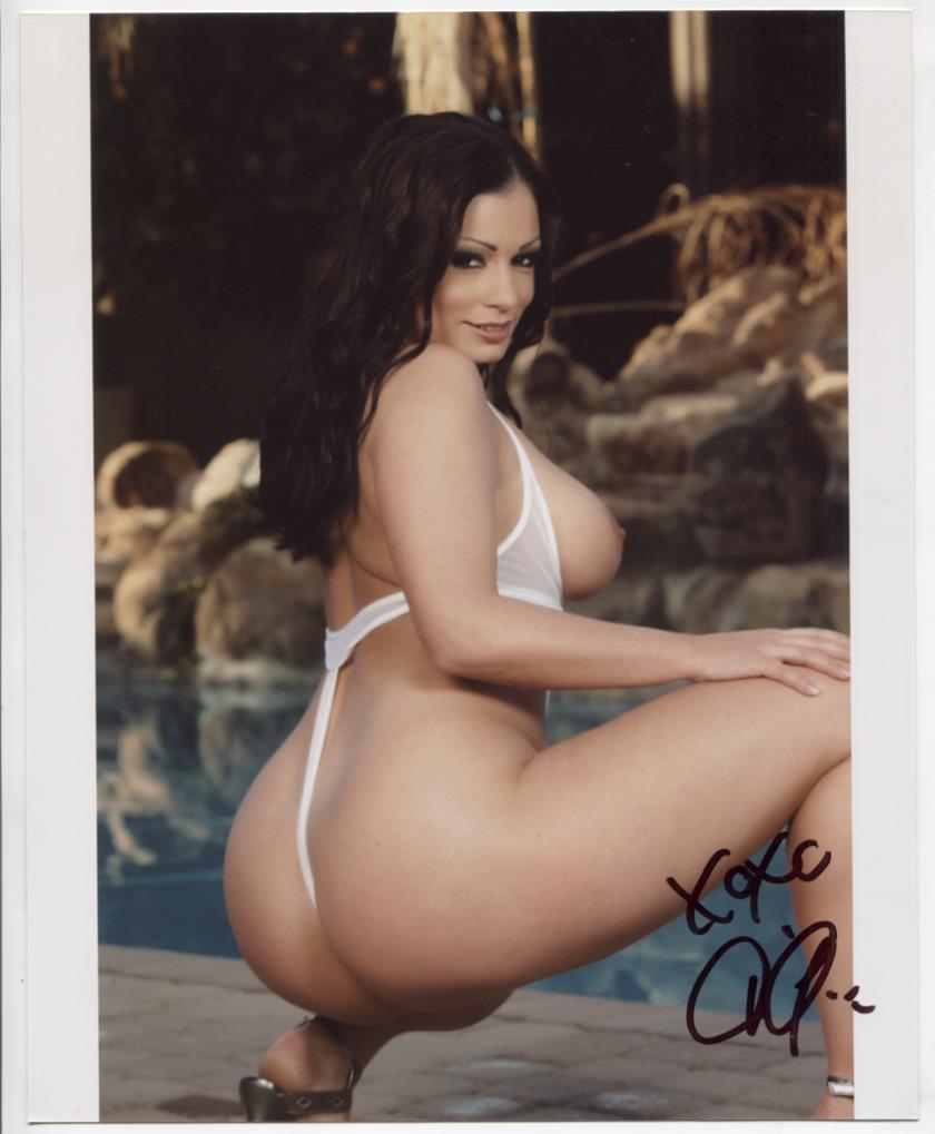 Aria Giovanni Adult Actress Autographed 8"x10" Photo w/COA WWE8-138