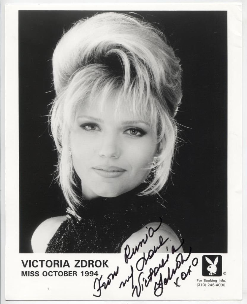 Victoria Zdrok Playboy Autographed 8"x10" Promo Photo w/COA WWE8-177