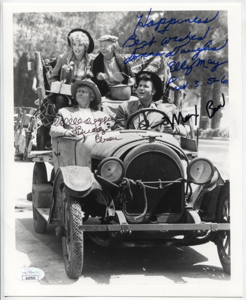 Ebsen Douglas Baer Beverly Hillbillies Autographed 8x10 Photo JSA COA WWE10-36