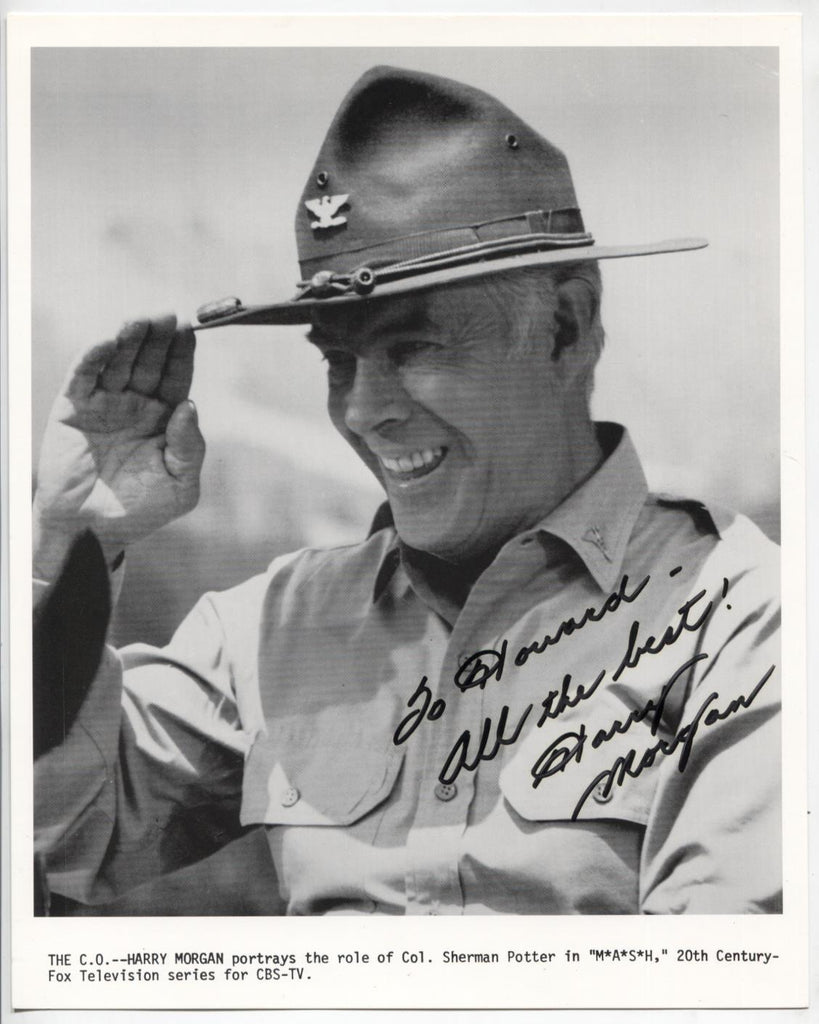 Harry Morgan MASH Actor Autographed 8"x10" Photo w/COA WWE10-64
