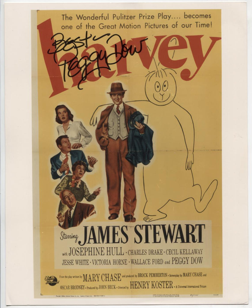 Peggy Dow Harvey Actress Autographed 8"x10" Ad Photo Print w/COA WWE10-114