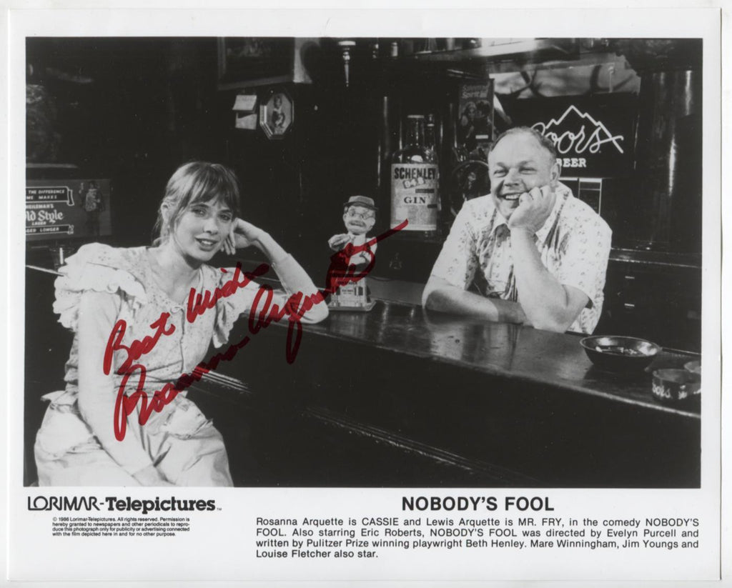 Rosanna Arquette Nobody's Fool Actress Autographed 8"x10" Photo w/COA WWE10-75