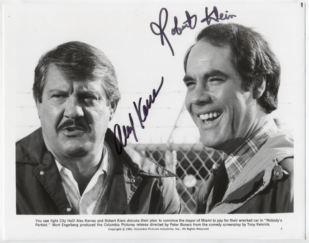 Alex Karras & Robert Klein Autographed 8"x10" Photo w/COA WWE10-110