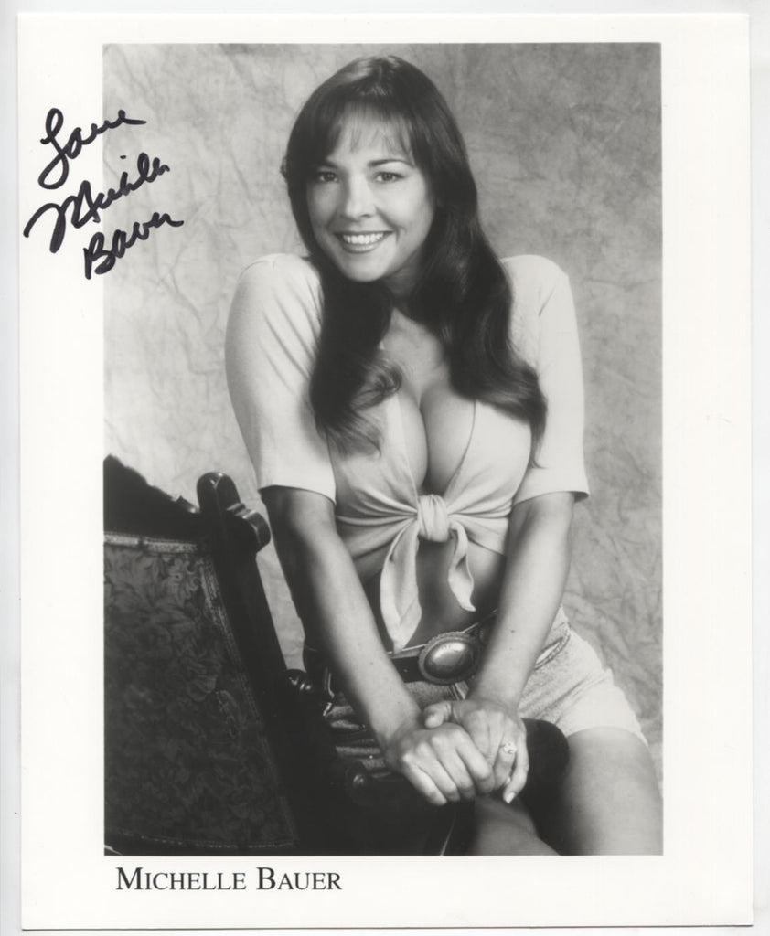 Michelle Bauer Actress Autographed 8"x10" Photo w/COA WWE13-14