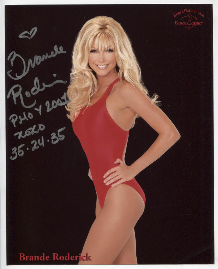 Brande Roderick Playboy Autographed 8