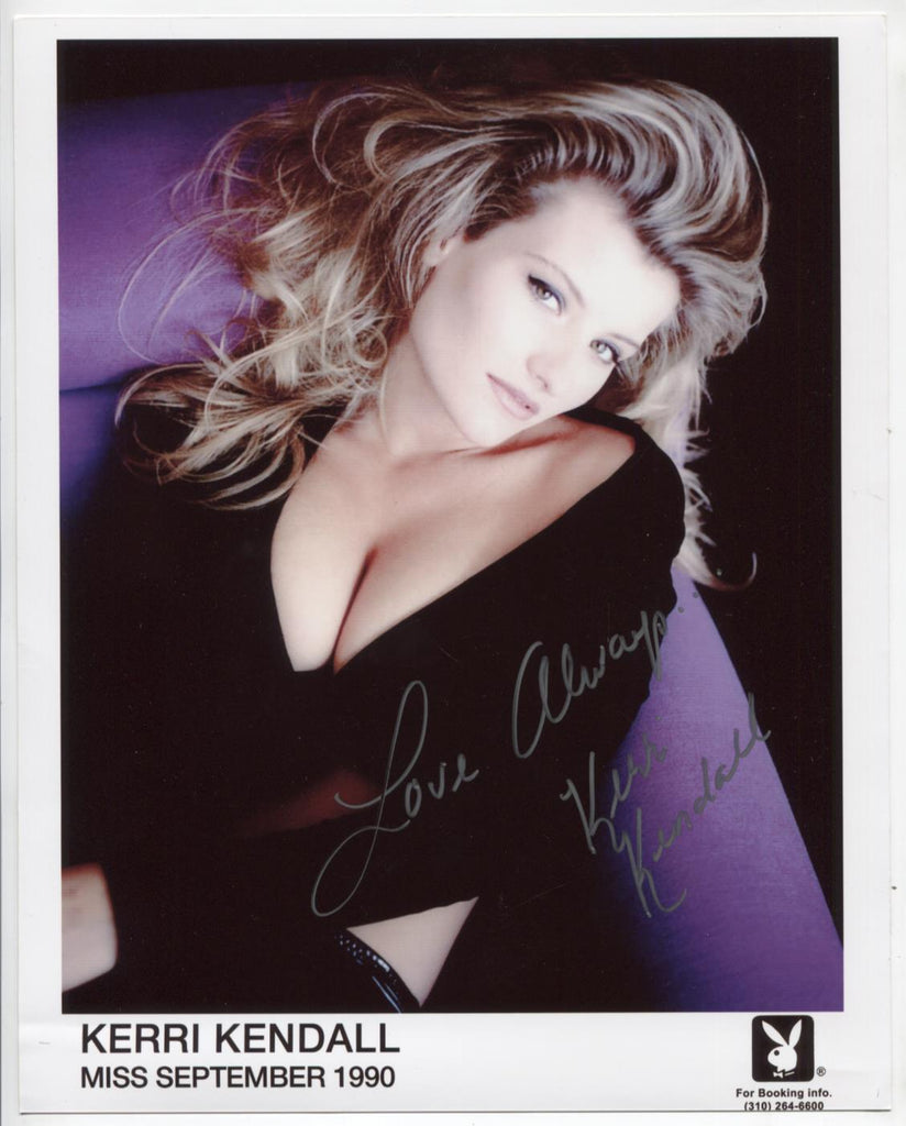 Kerri Kendall Playboy Autographed 8"x10" Photo w/COA WWE13-19