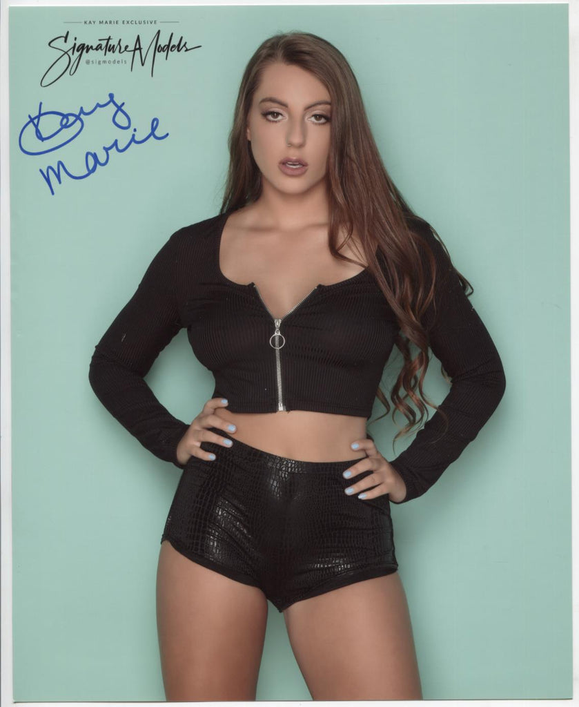 Kay Marie Adult Actress Autographed 8"x10" Photo w/COA WWE13-159