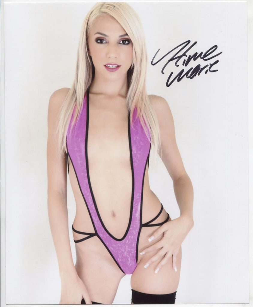 Hime Marie Adult Actress Autographed 8"x10" Photo w/COA WWE13-155