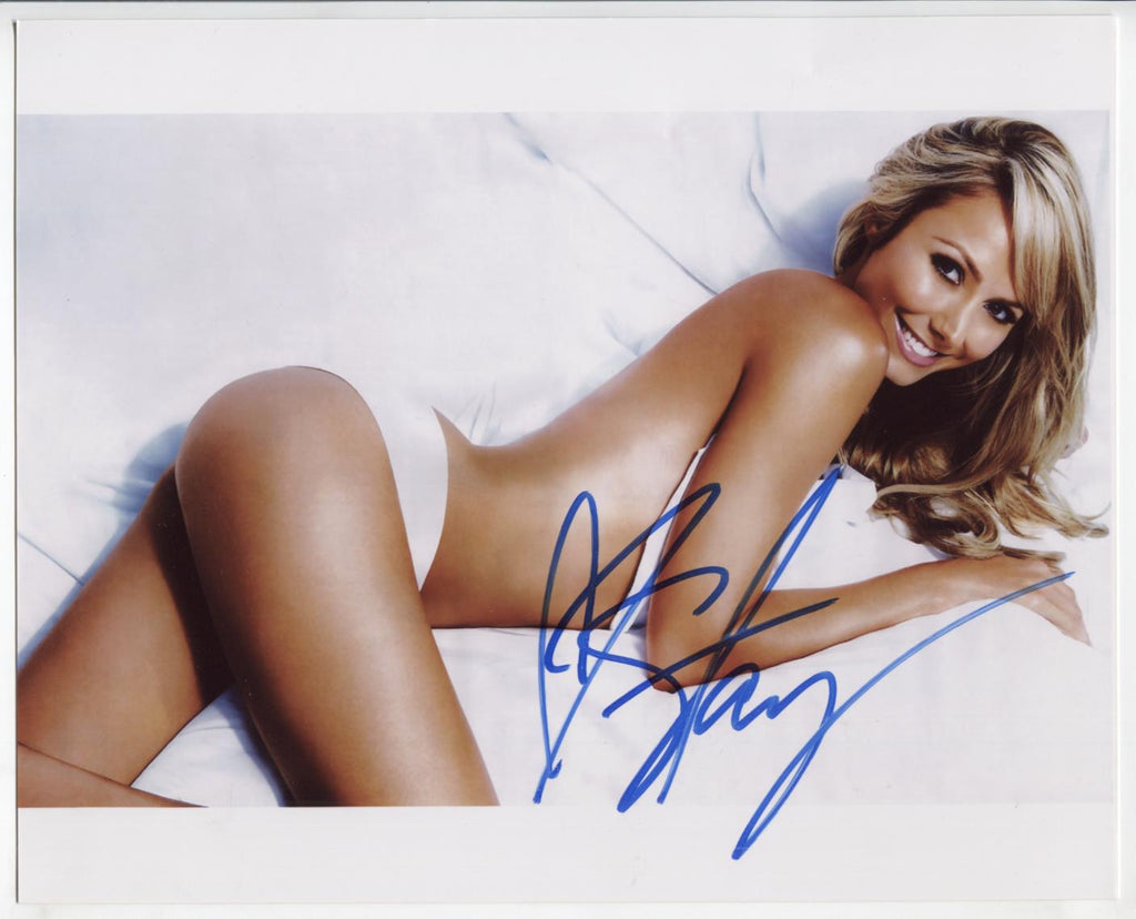 Stacy Keibler WWE Actress Autographed 8