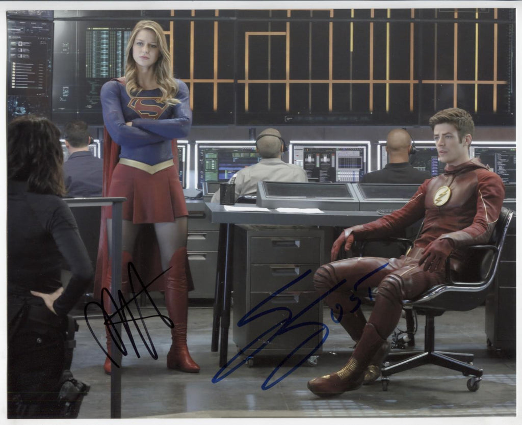Melissa Benoist & Grant Austin Supergirl Autographed 8"x10" Photo w/COA WWE14-82
