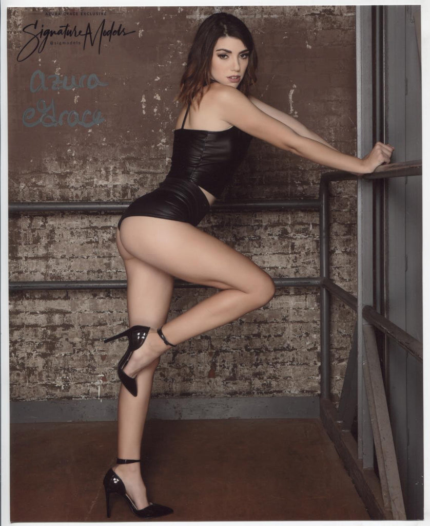 Azura Grace Model Autographed 8"x10" Photo w/COA WWE14-67