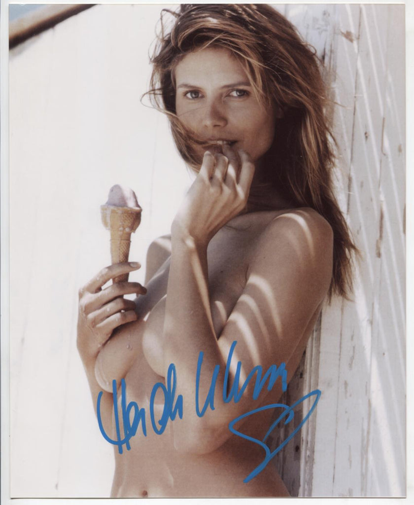 Heidi Klum Model Autographed 8"x10" Photo w/COA WWE14-156 NUDES
