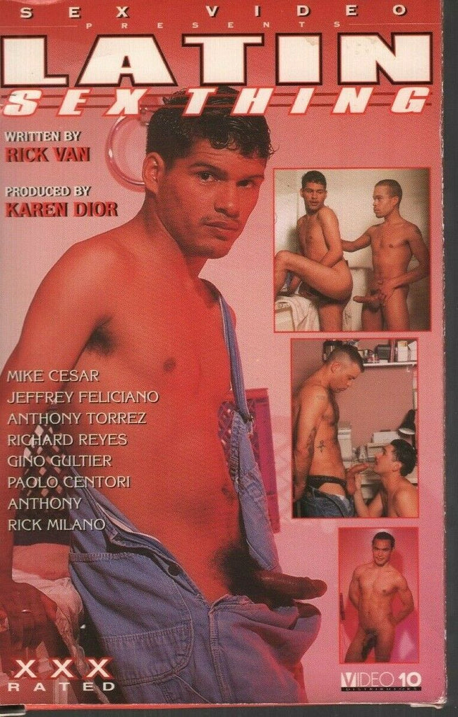 Latin Sex Thing Mike Cesa Jefferey Feliciano Gay Male Adult VHS 061119AMP3