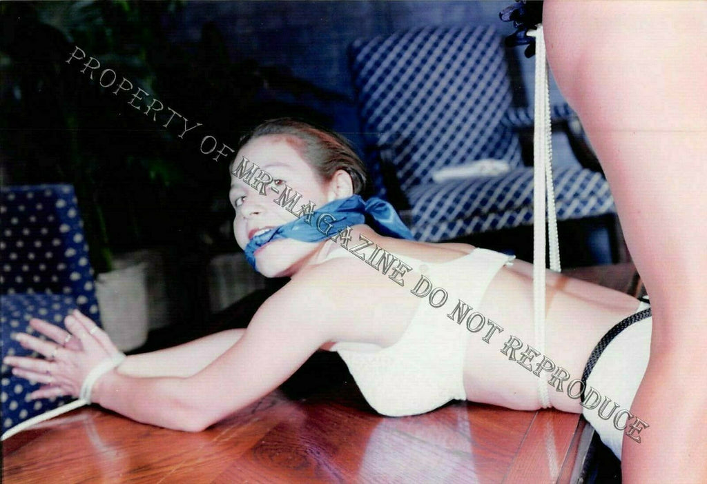 Adult Color Photo 4x6 HOM Bondage Sexy Lesbians Bound Dominated Tied Up 78FQ