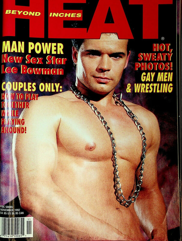 Heat Gay Magazine Sex Star Lee Bowman November 1992 100620lm-ep2