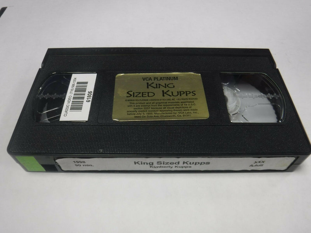 King Sized Kupps Kimberly Kupps 1998 90mins Adult VHS 010519AMP