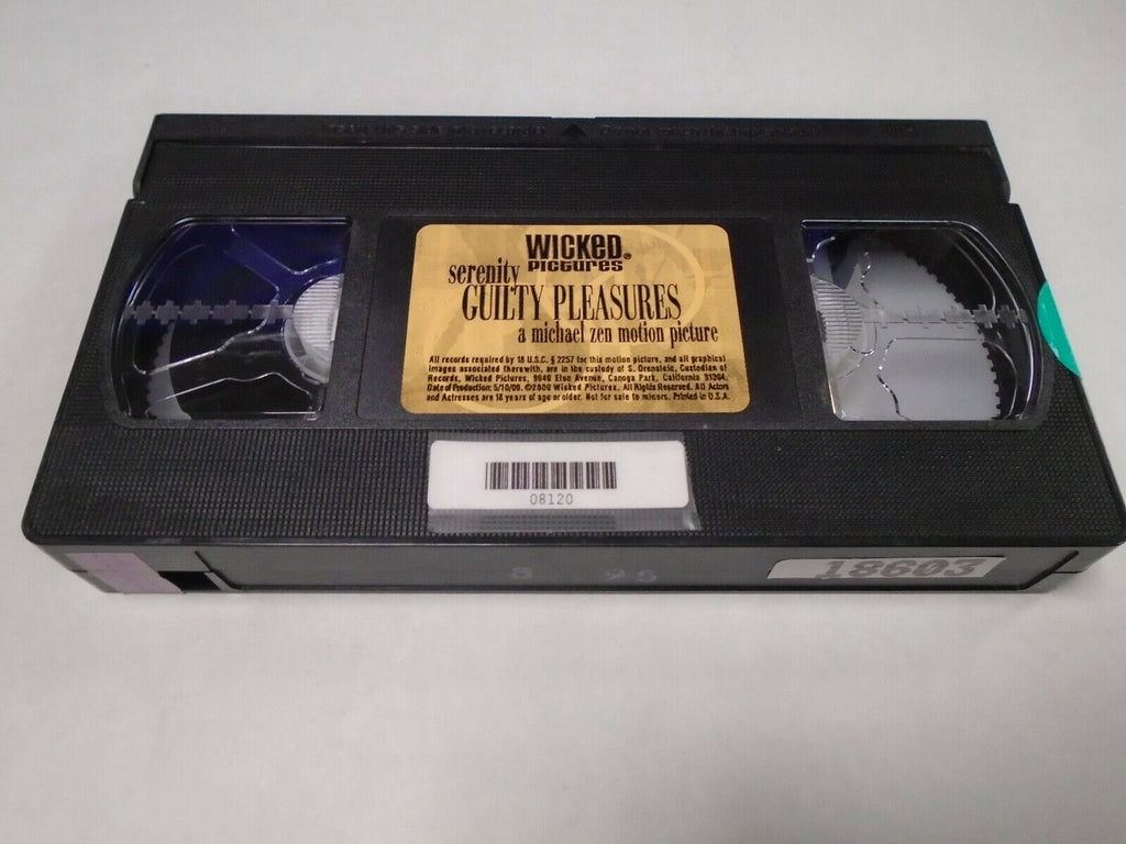 Serenity Guilty Pleasures Michael Zen Wicked Pictures Adult VHS 040219AMP