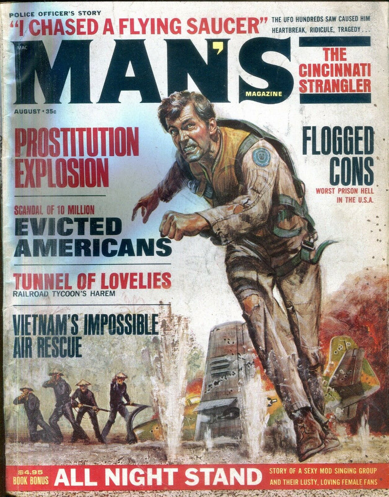 Man's Magazine Tunnel Of Lovelies August 1967 013119lm-ep