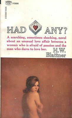Had Any? Adult Novel by H.W. Blattner 1965 032718lm-ep2