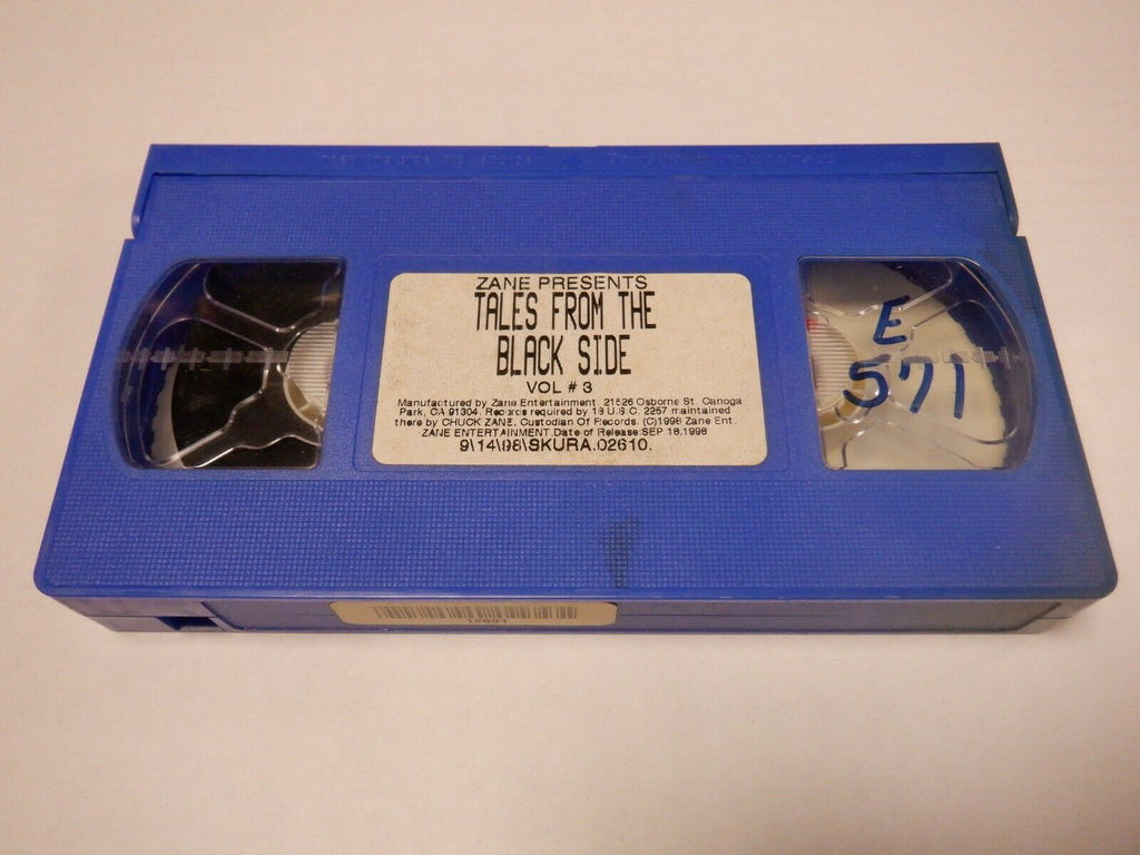 Tales from the Black Side #3 Zane Prod 1998 Adult VHS 123019AMP