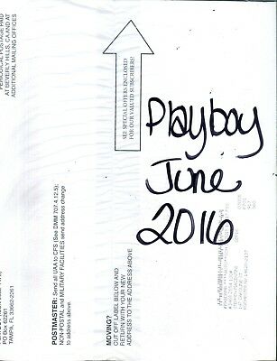 Playboy Magazine June 2016 new/sealed 051818lm-ep