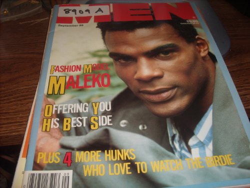 Men Adult Gay Magazine September 1989 Fashion Model Maleko
