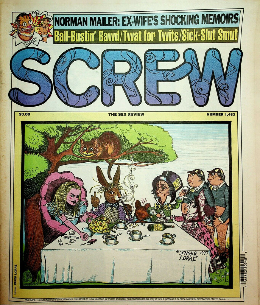 Screw Newspaper Alice In Wonderland Cover #1483 August 4, 1997 022920lm-ep