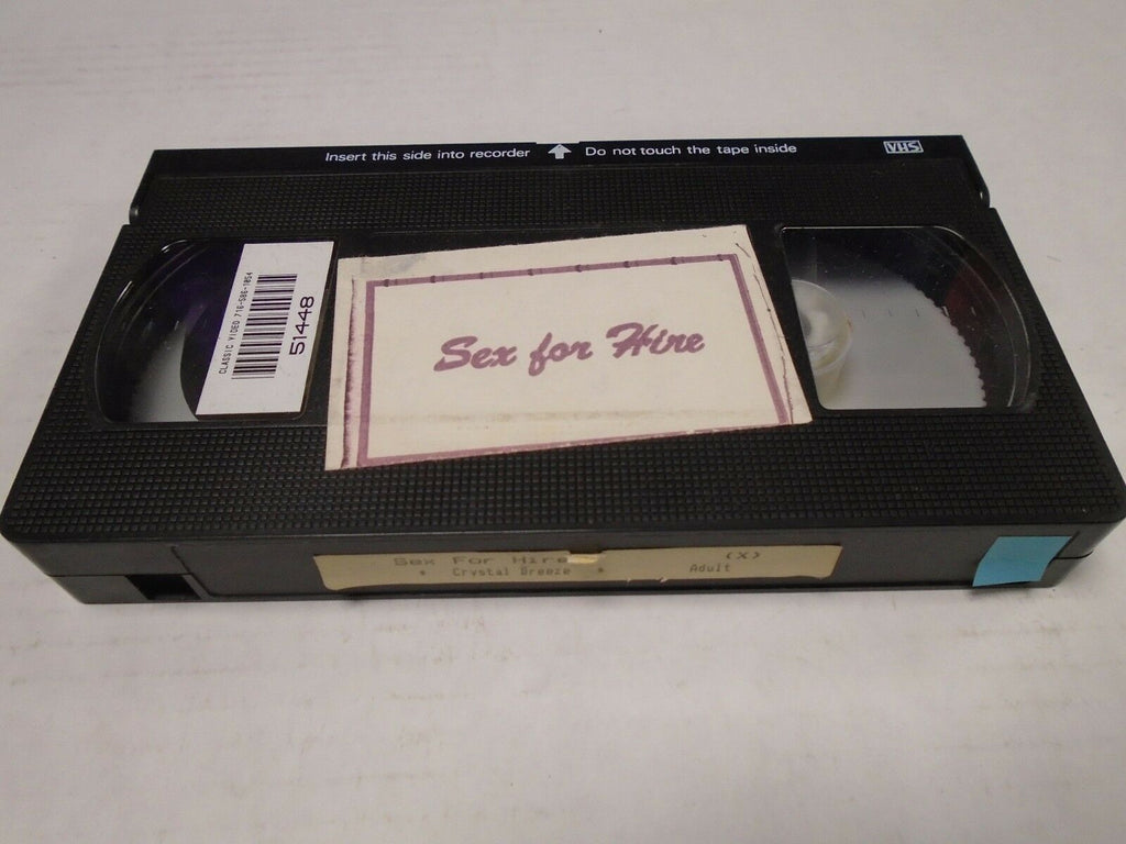 Sex For Hire Crystal Breeze Adult VHS 011619AMP