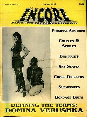 Encore Fetish Magazine Domina Verushka November 1993 050318lm-ep2