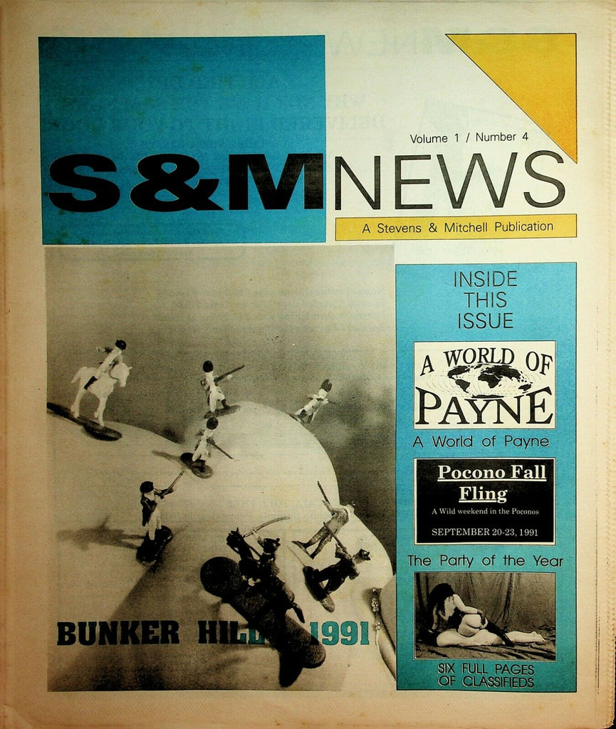 S & M News Newspaper Bunker Hill 1991 vol.1 #4 1991 030320lm-ep