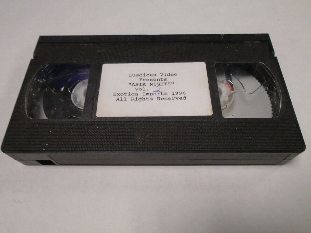 Luscious Video Asia Nights Vol 2 1996 Vintage Adult VHS 020719AMP2