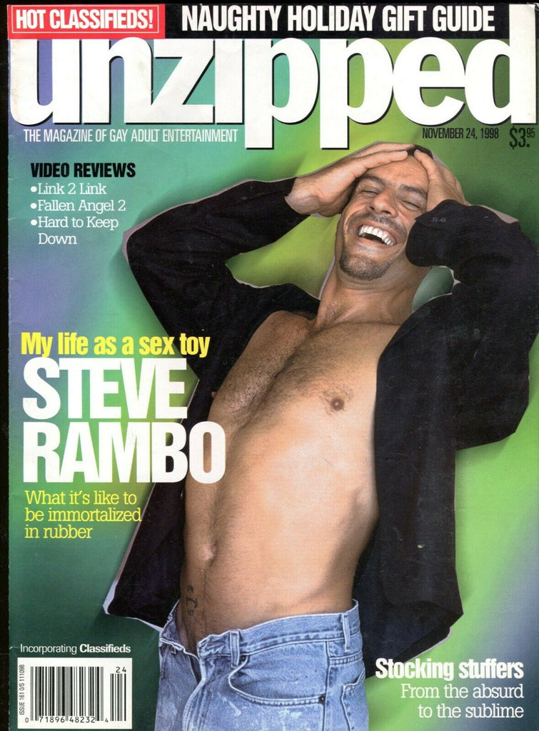 Unzipped Gay Magazine Steve Rambo November 24, 1998 051619lm-ep