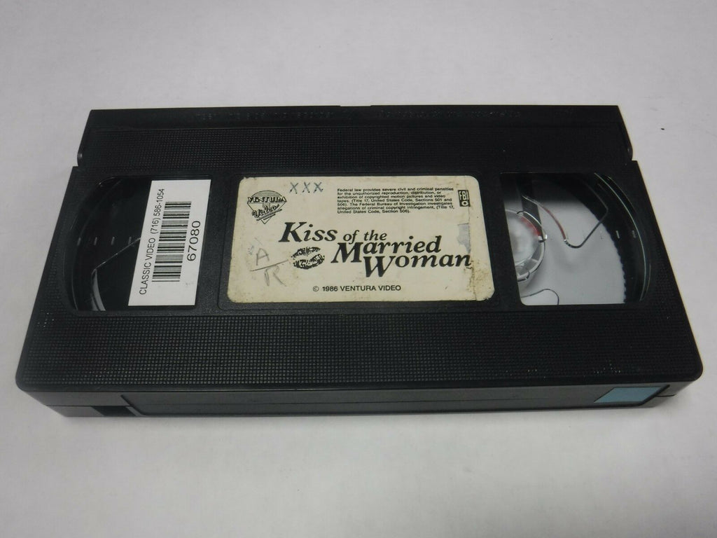 Kiss of the Married Woman 1986 Trinity Loren Steve Powers Adult VHS 010419AMP