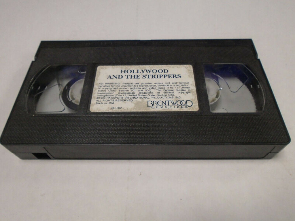 Hollywood and the Strippers Brentwood Home Video Adult VHS 031819AMP3