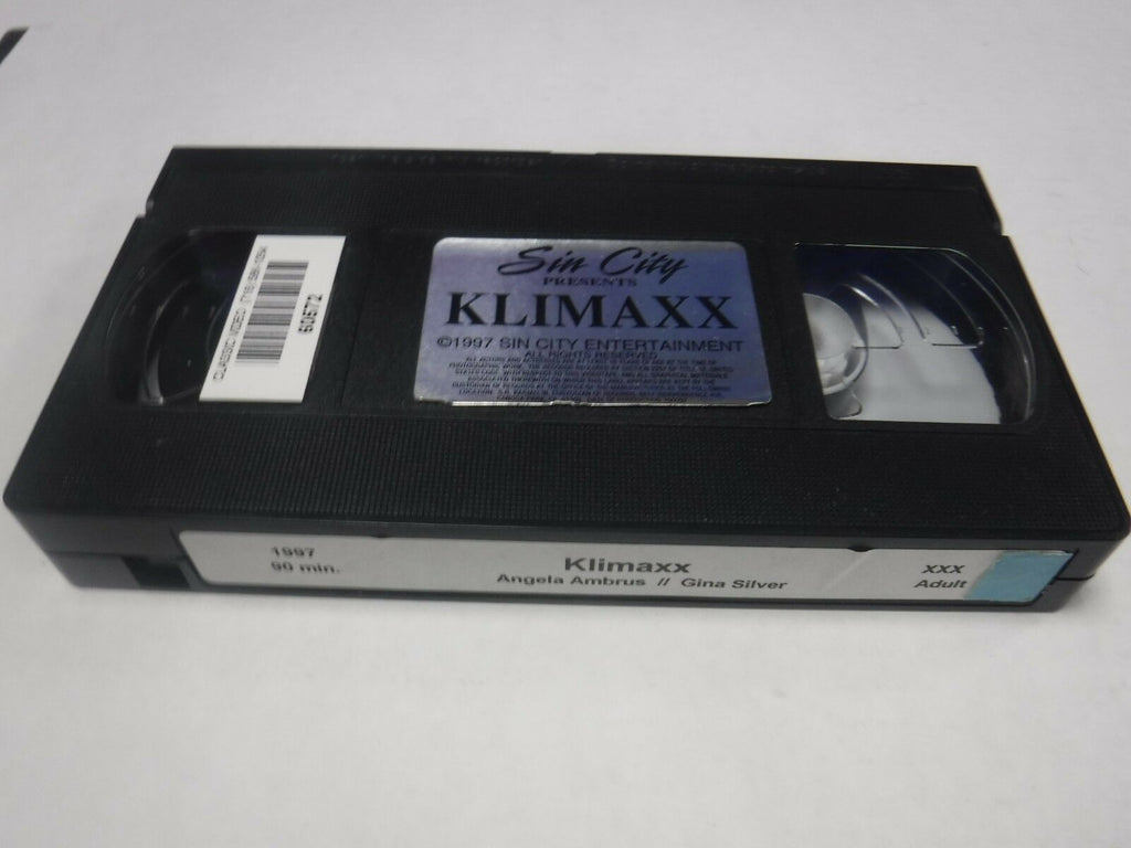 Klimaxx Angela Ambrus Gina Silver 1997 90mins Adult VHS 010519AMP