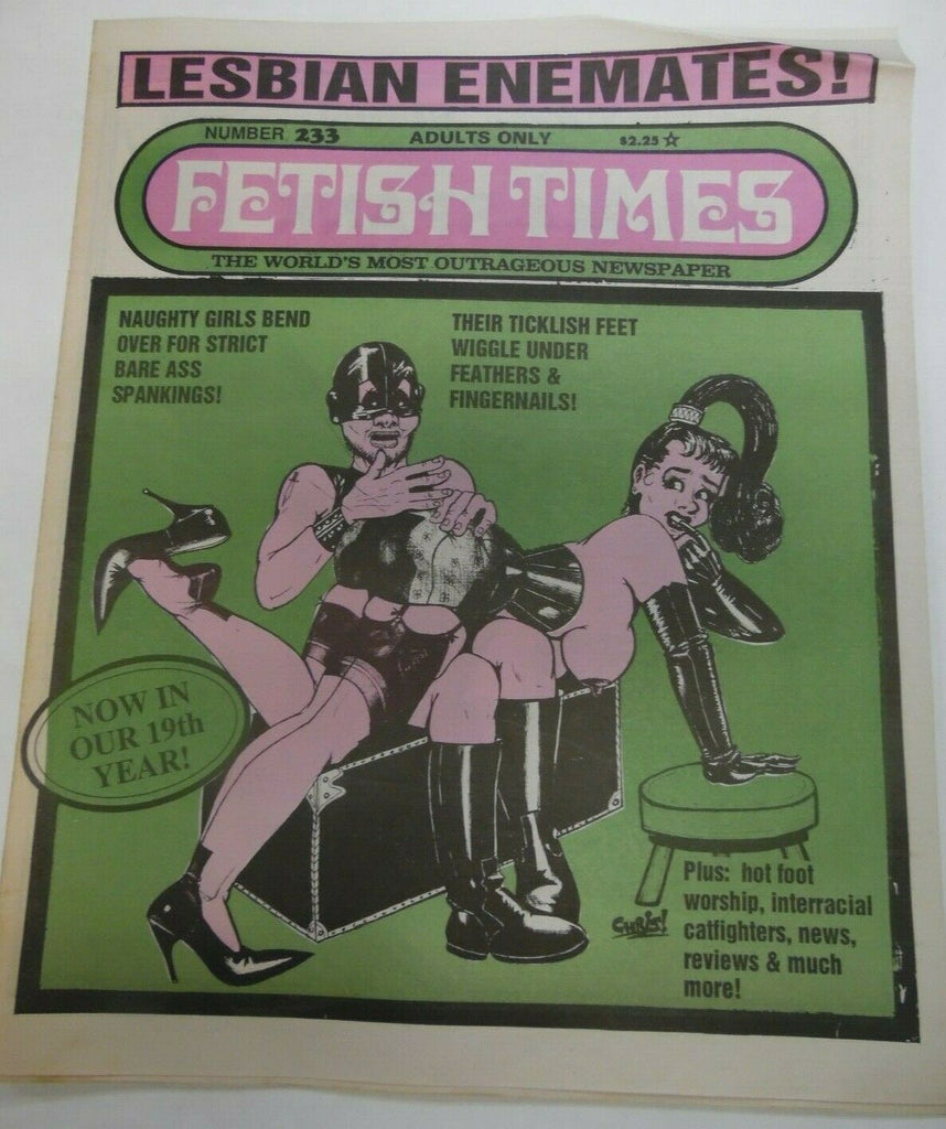Fetish Times Digest Newspaper Bare Ass Spanking #233 1993 120619lm-ep2