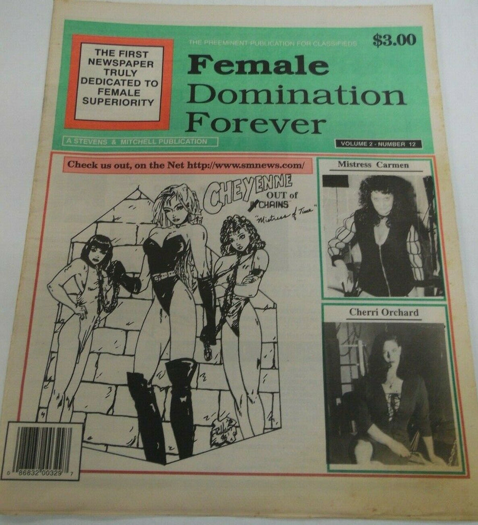Female Domination Forever Newspaper Mistress Carmen vol.2 #12 1996 121419lm-ep