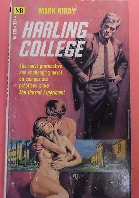 Harling College Adult Novel by Mark Kirby 1970 102213lm-epa
